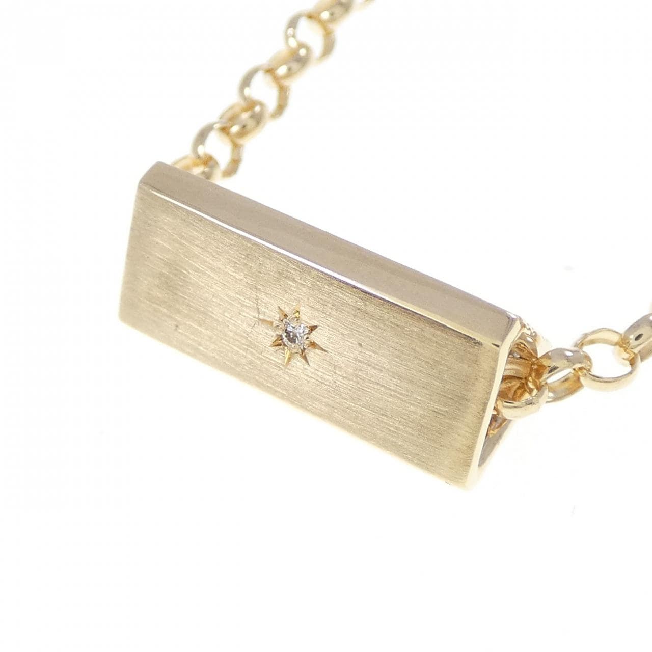 アガット ダイヤモンド ネックレス 0.05CT