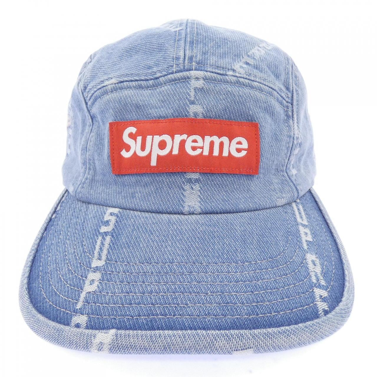 シュプリーム SUPREME Logo Stripe Jacquard キャップ