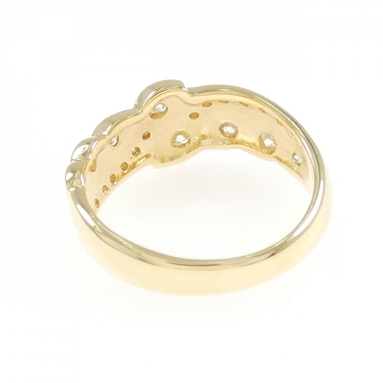 K18YG ダイヤモンド リング 0.34CT