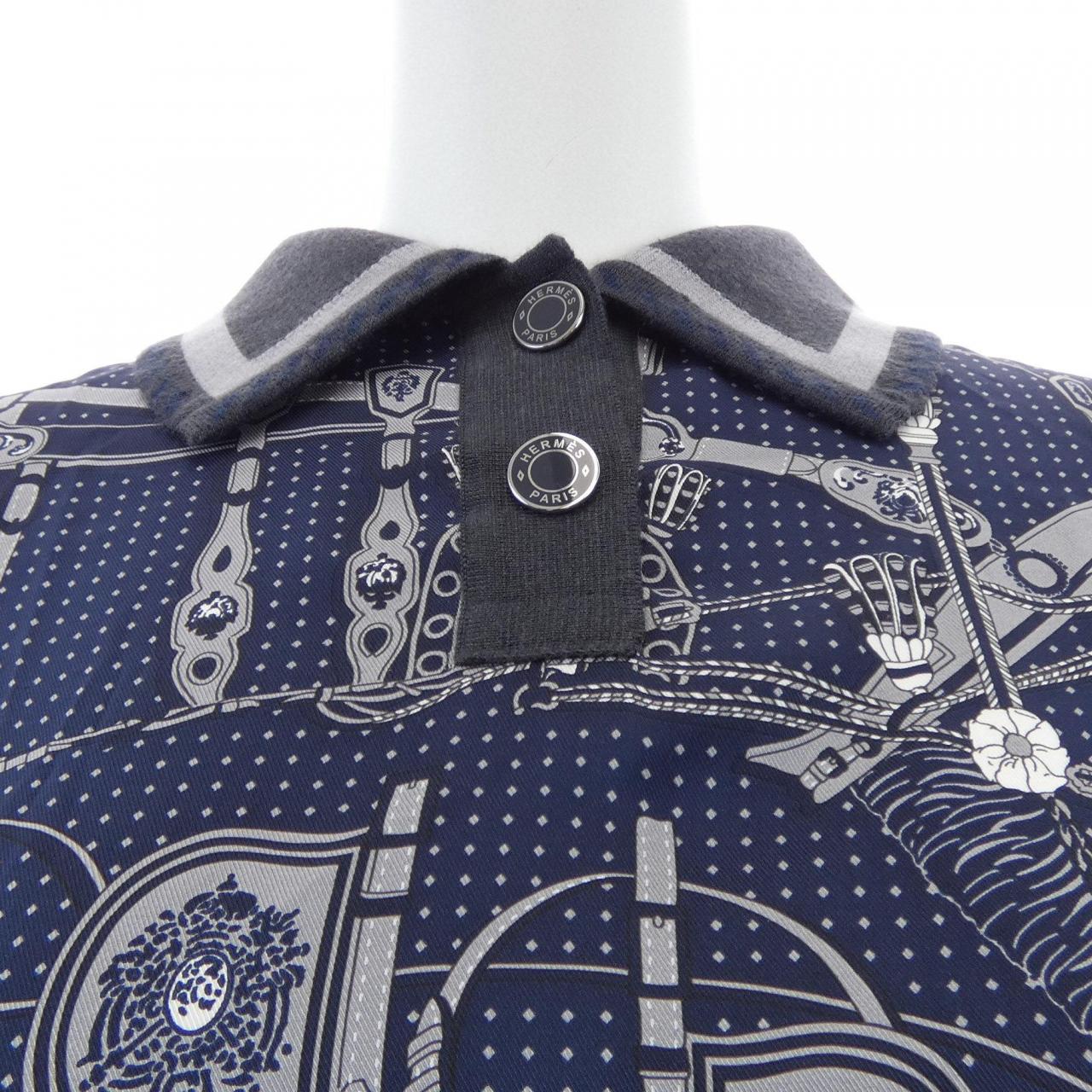 エルメス HERMES HARNAIS DE COUR BANDANA 2H2824DS ツイルレーヌ ポロシャツ