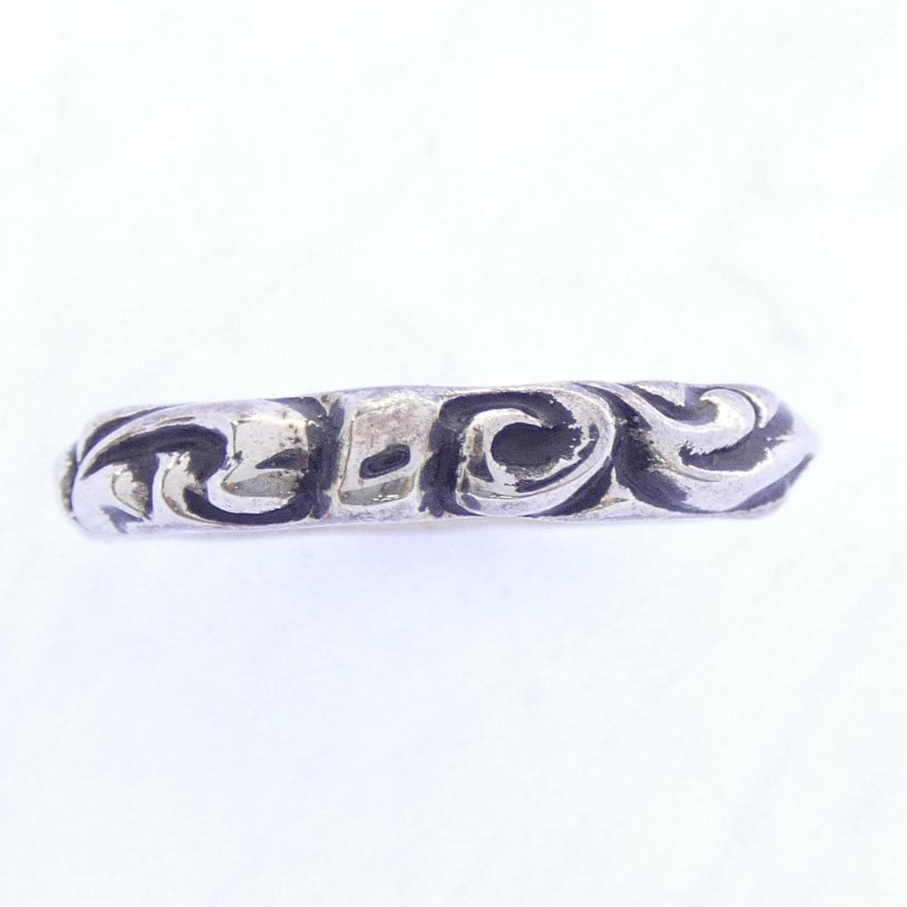 クロムハーツ CHROME HEARTS SCROLL BAND 207009018SLV RING