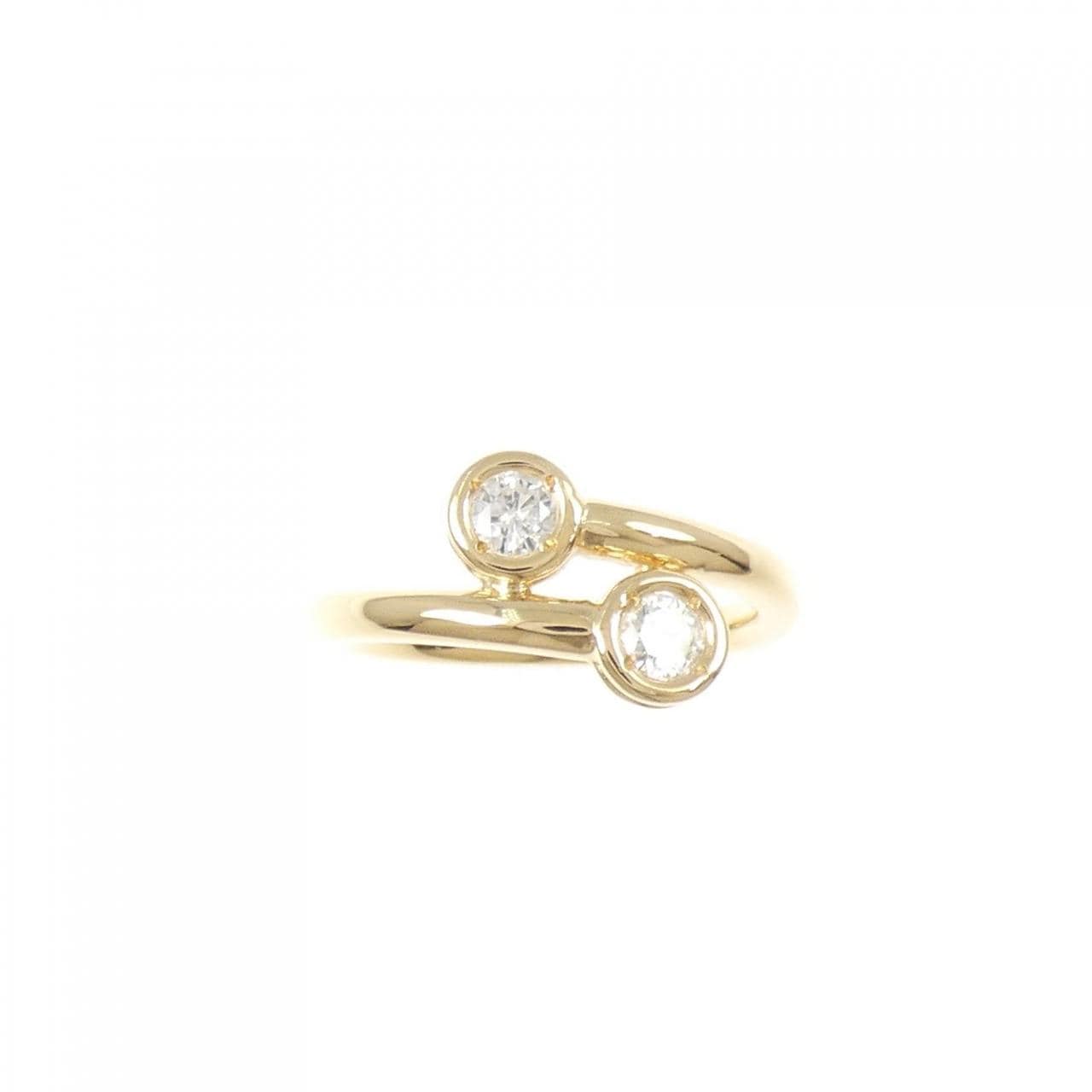 K18YG ダイヤモンド リング 0.26CT