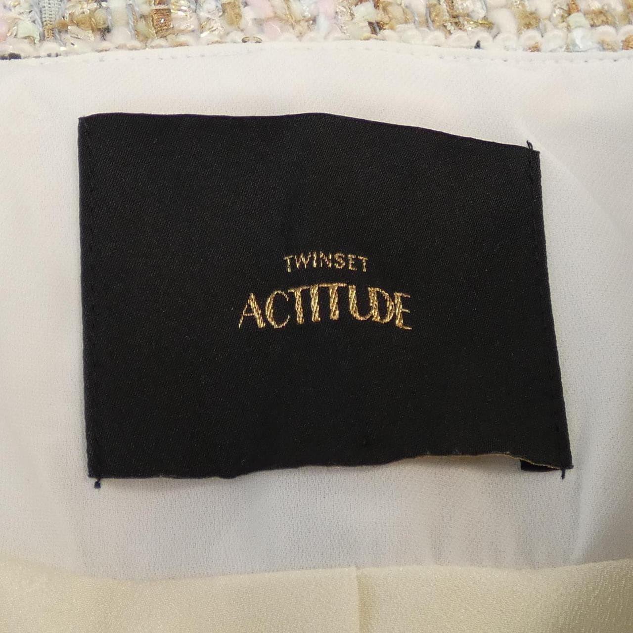 TWINSET ACTITUDE ノーカラージャケット