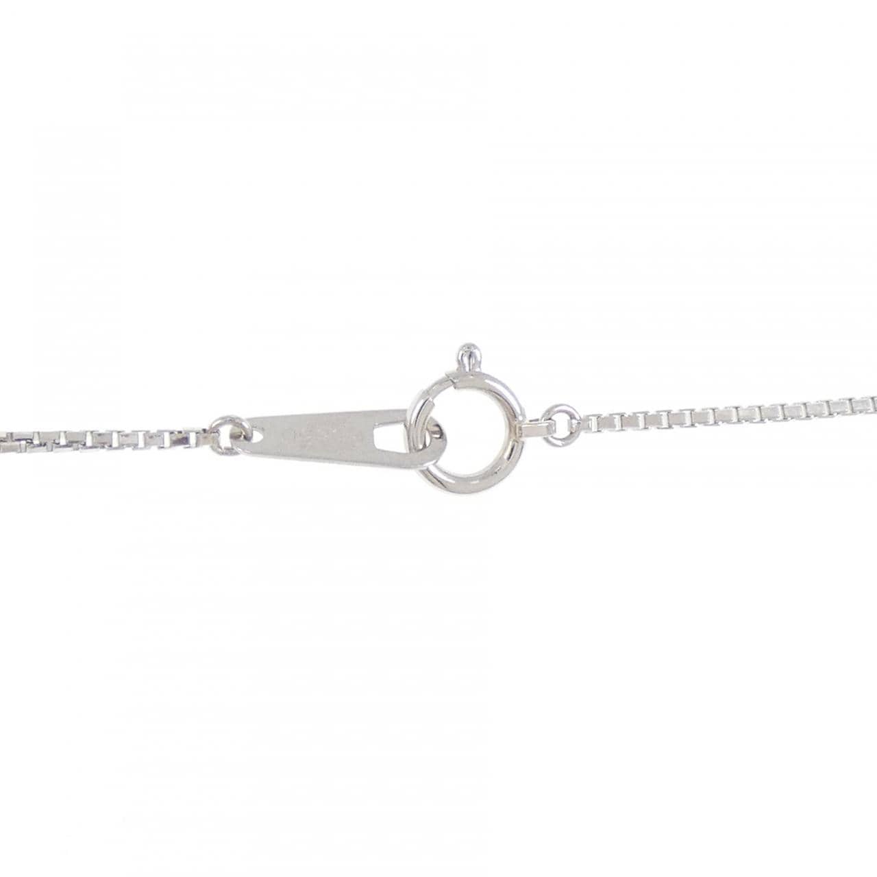 PT900/PT850 ソリティア ダイヤモンド ネックレス 0.341CT