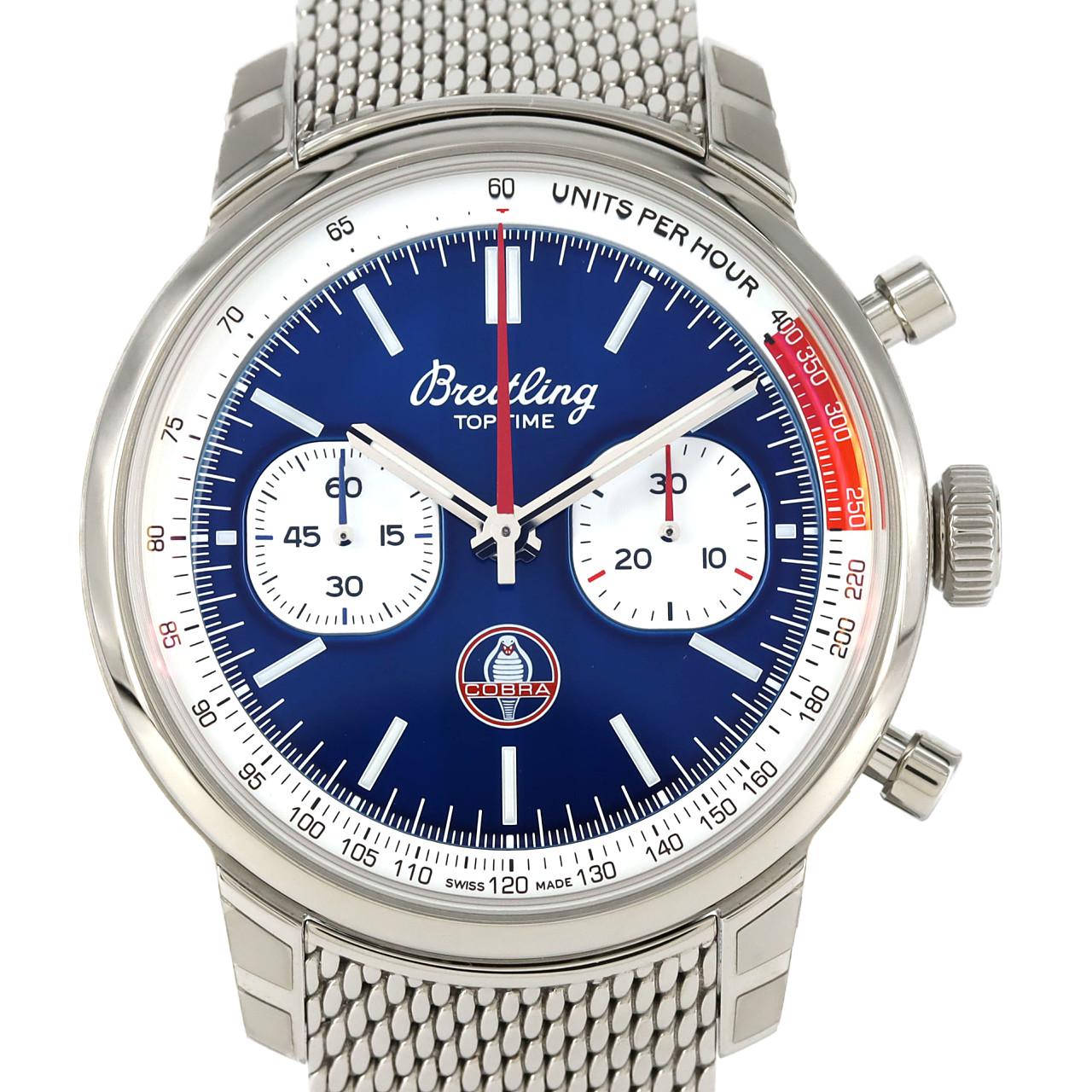 [新品] BREITLING Top Time B01 Shelby Cobra AB0176/AB01763A1C1A1 SS自动上弦