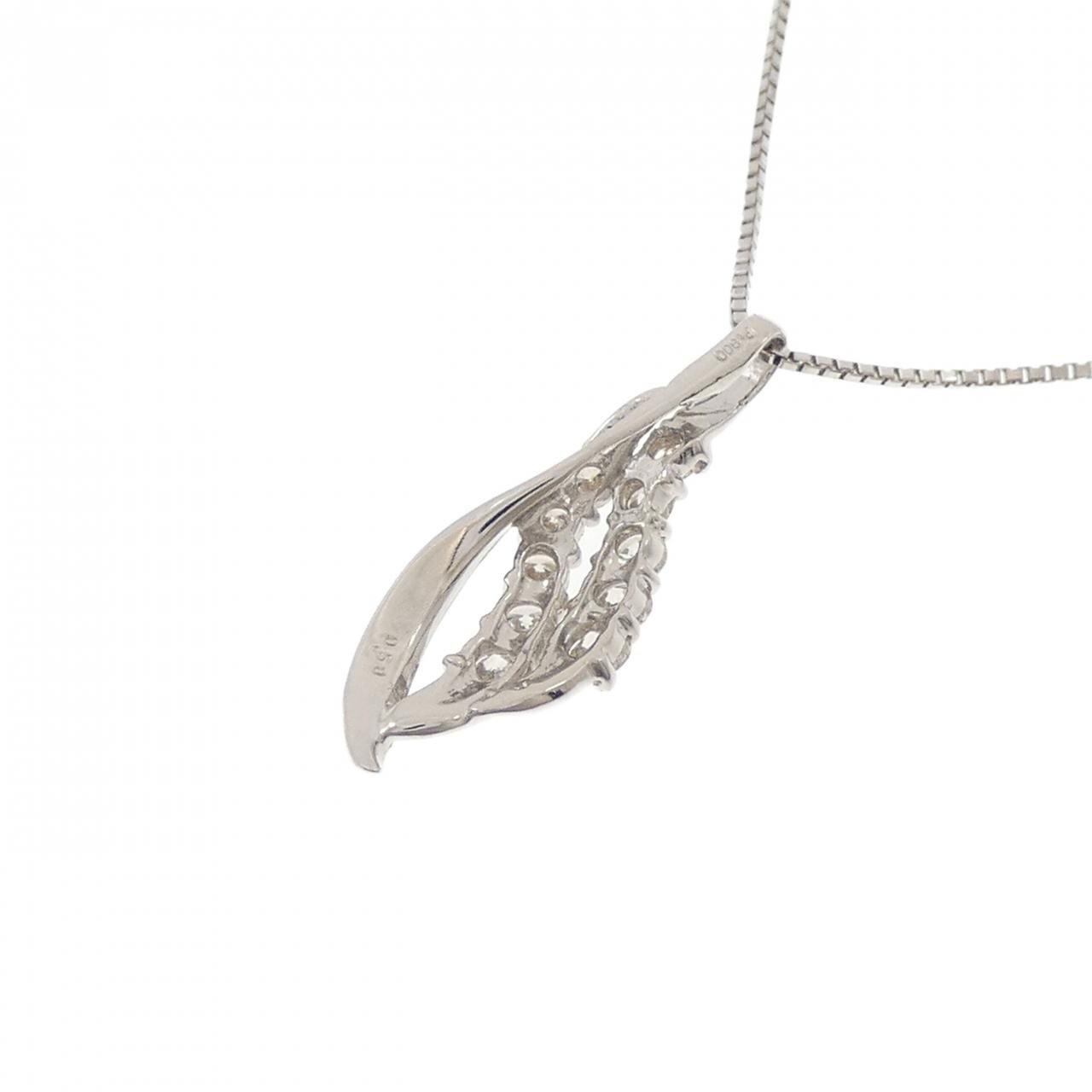 PT900/PT850 ダイヤモンド ネックレス 0.50CT