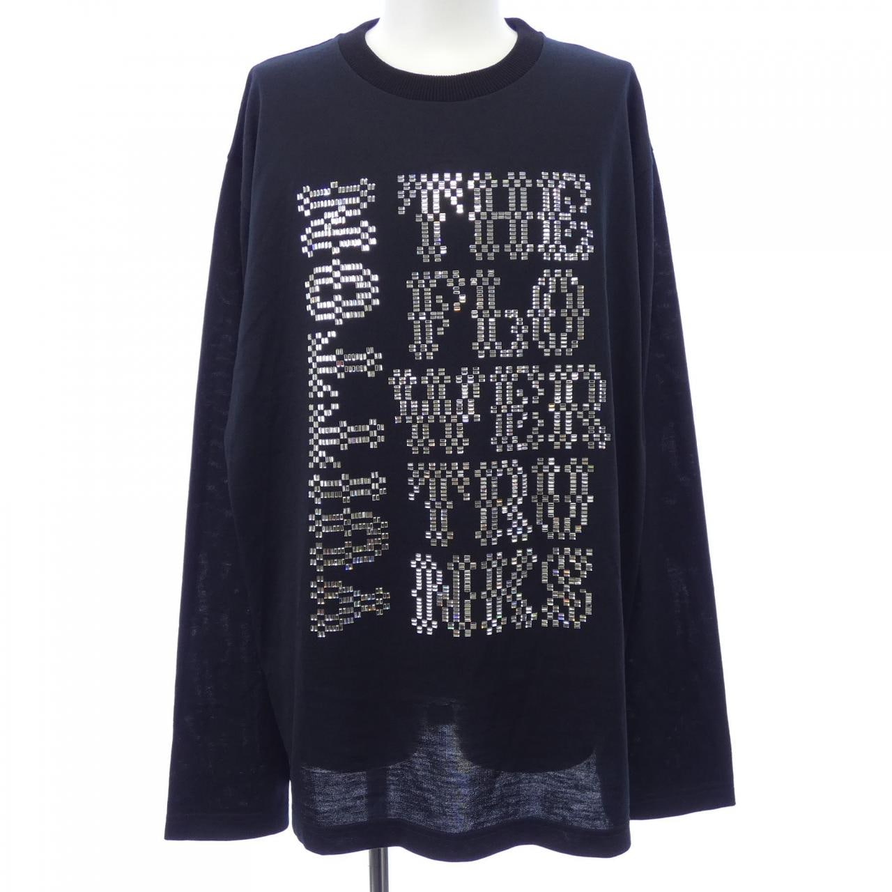 ルイヴィトン LOUIS VUITTON エンベリッシュドロングスリーブウールTシャツ HQY34WSQ6 Tシャツ