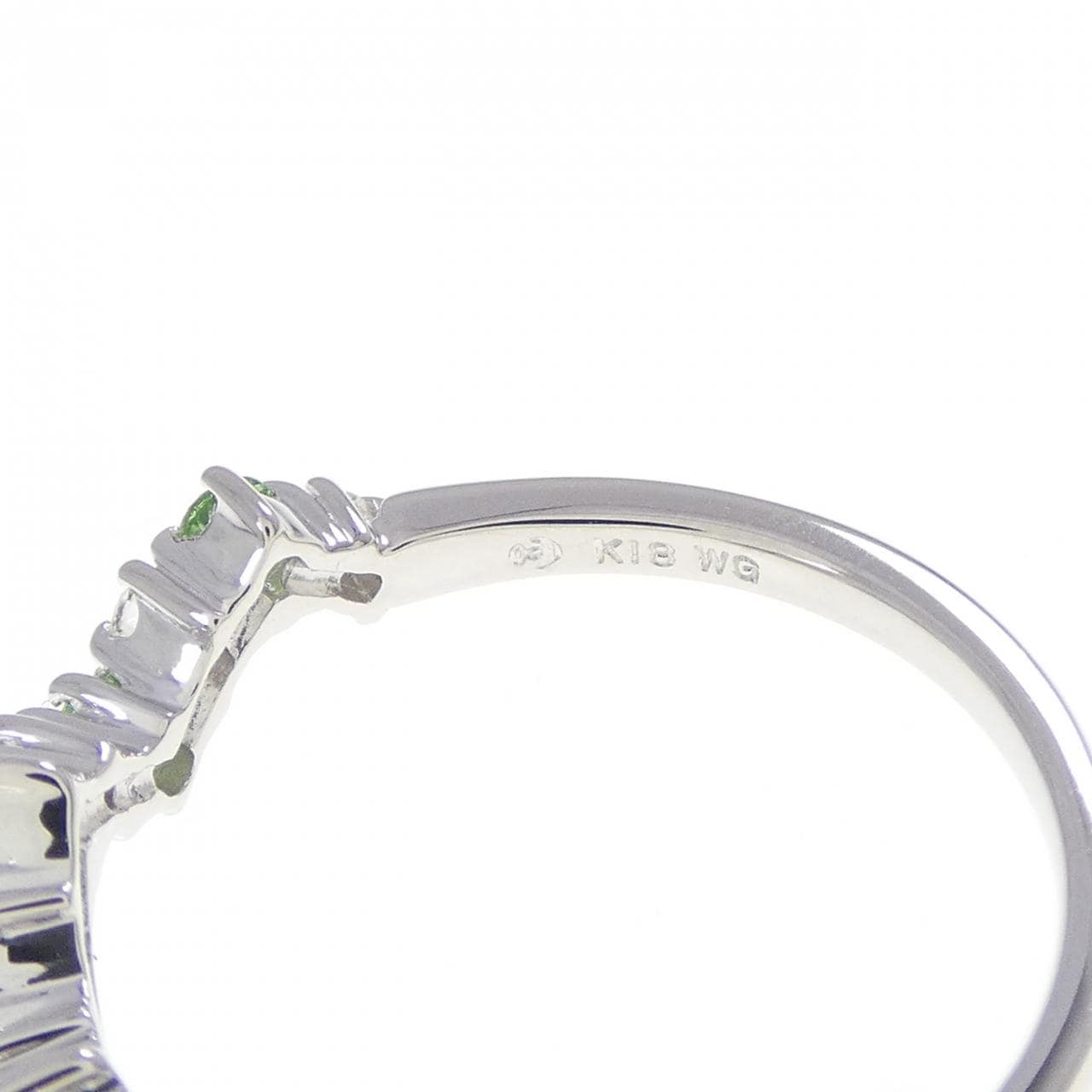 タサキ グリーンガーネット リング