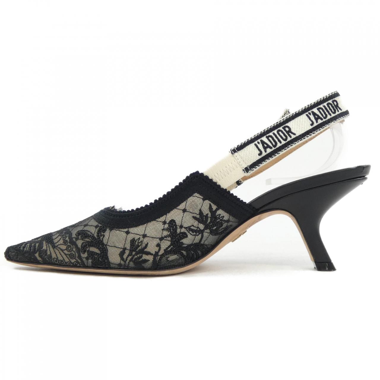 クリスチャンディオール CHRISTIAN DIOR メッシュ バタフライ J'ADIOR スリングバック パンプス