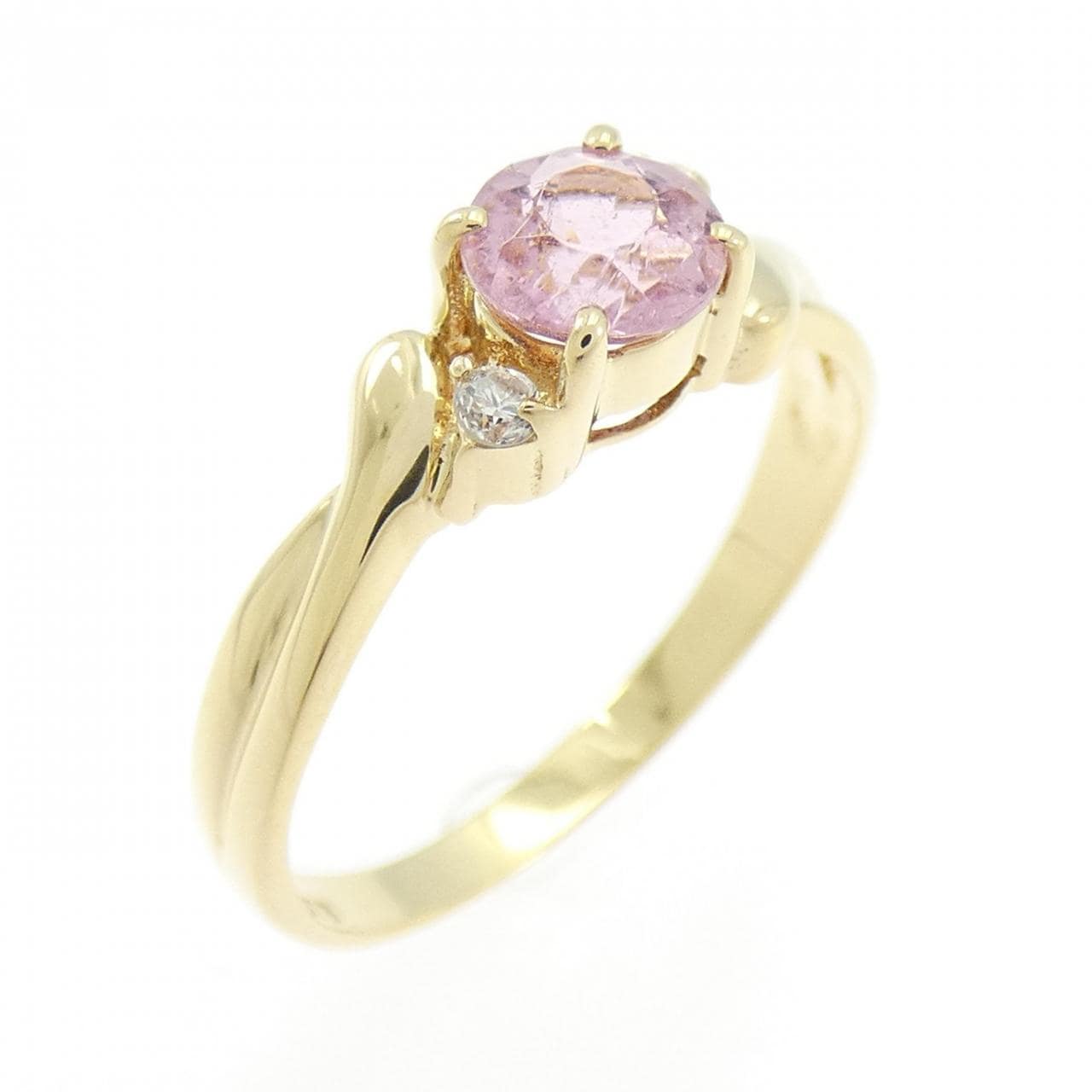 K18YG トルマリン リング