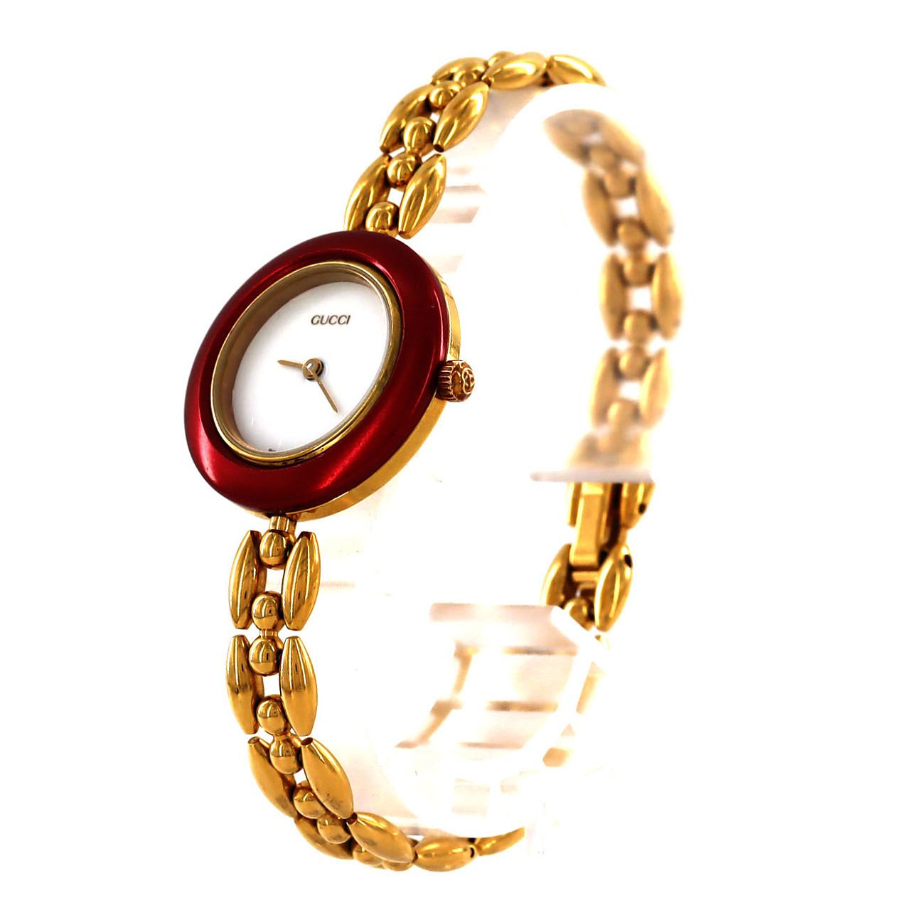 [No Maintenance Rebate Price] Gucci Change Ring GP M Size 11/12.2 GP Quartz