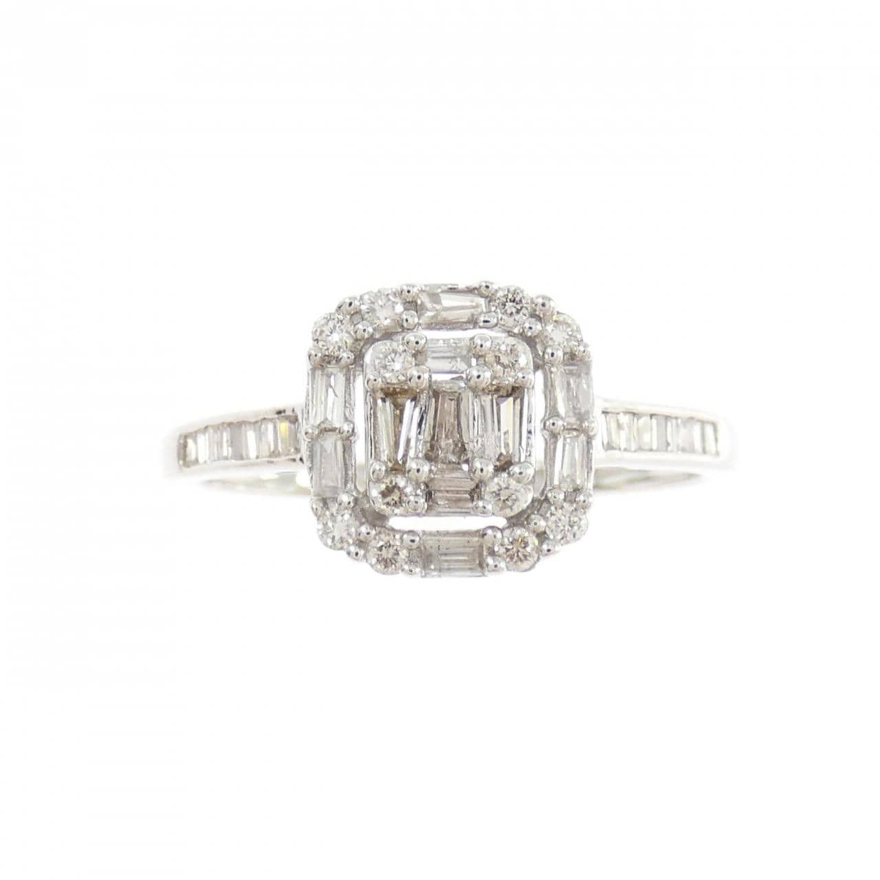 K18WG ダイヤモンド リング 0.30CT