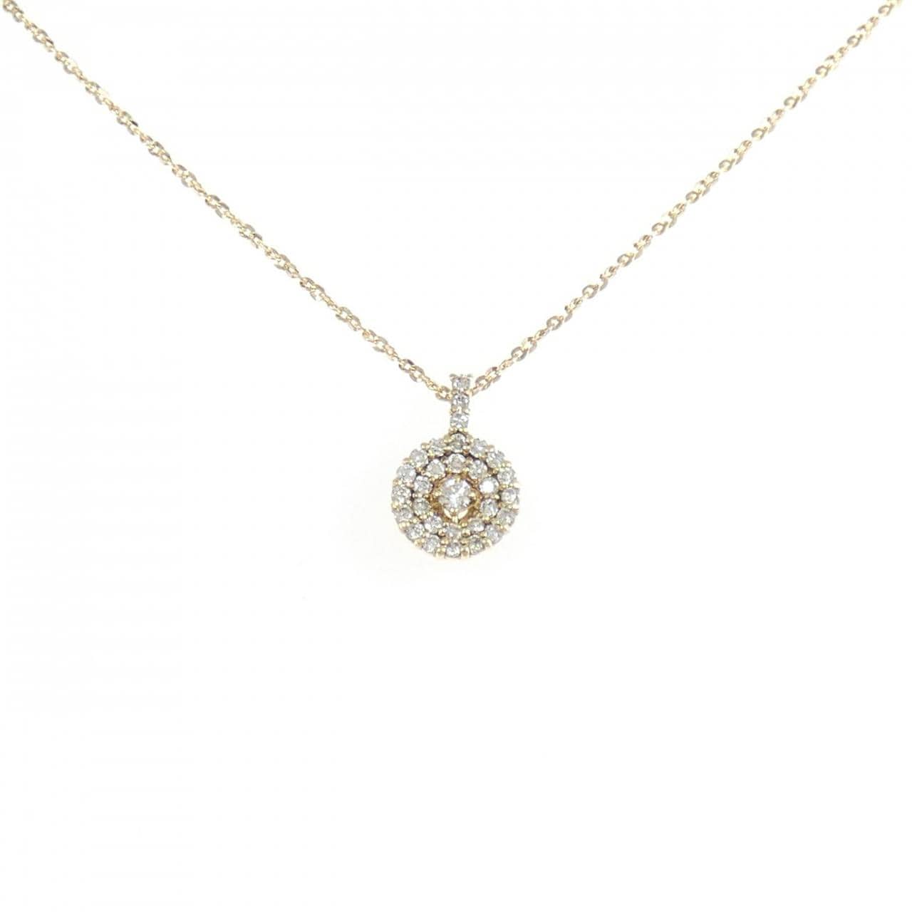 K18YG ダイヤモンド ネックレス 0.21CT