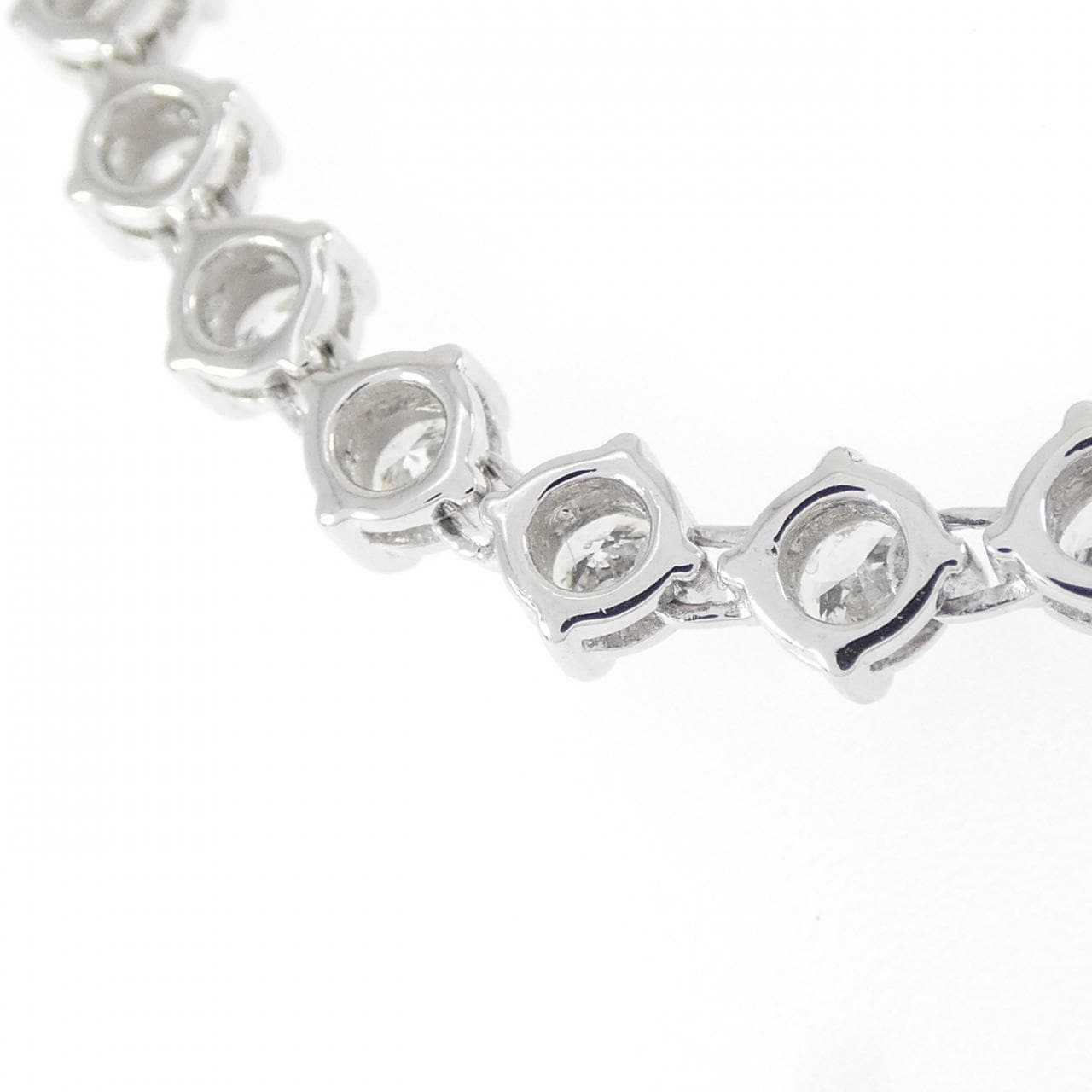PT900/K18WG ダイヤモンド ネックレス 9.71CT