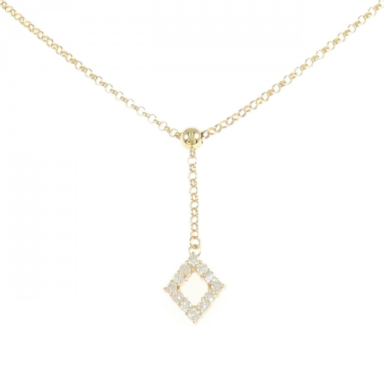 K18YG ダイヤモンド ネックレス 0.30CT