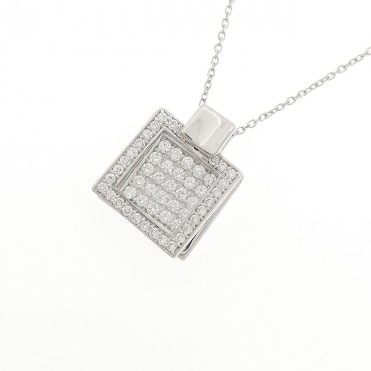 キャサジ ダイヤモンド ネックレス 0.65CT