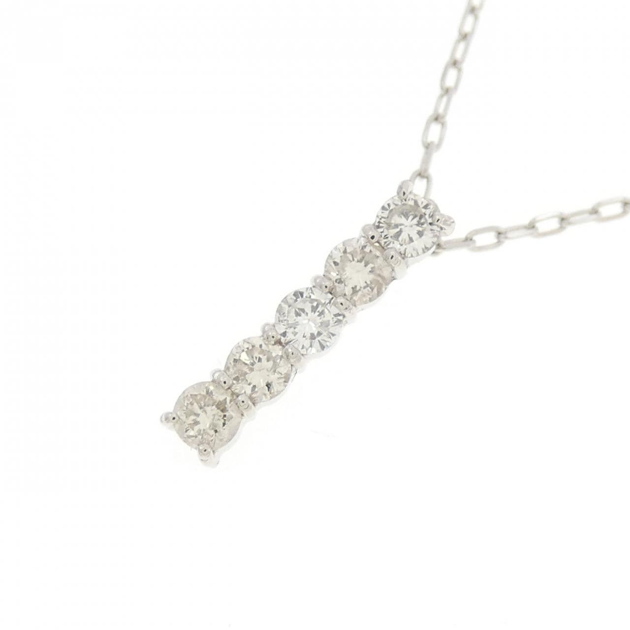 PT900/PT850 ダイヤモンド ネックレス 0.30CT