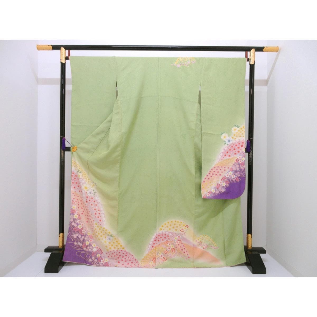 振袖　友禅金彩加工