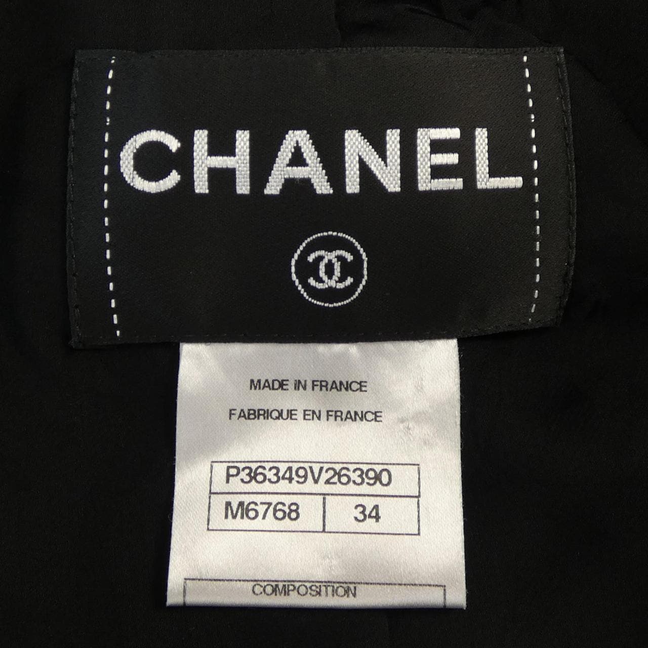 シャネル CHANEL P36349V26390 ノーカラージャケット