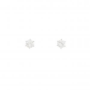 【リメイク】PT900/ST ダイヤモンド ピアス 0.211CT 0.214CT F VS1 Good