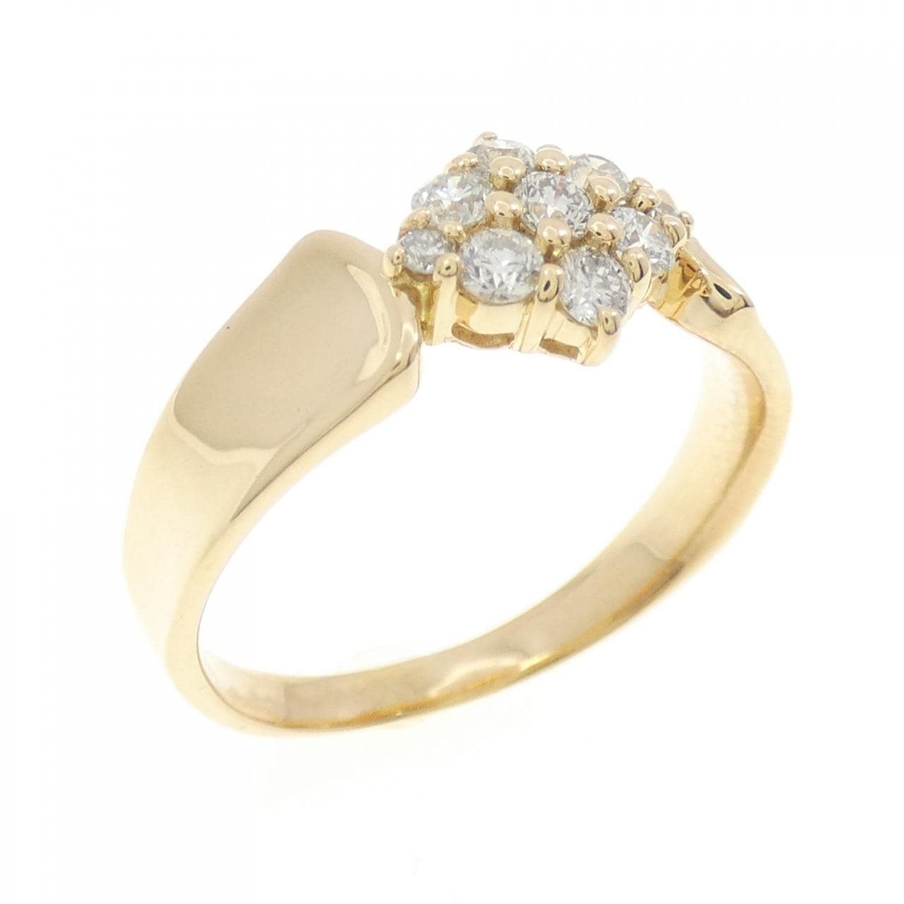 K18YG ダイヤモンド リング 0.30CT
