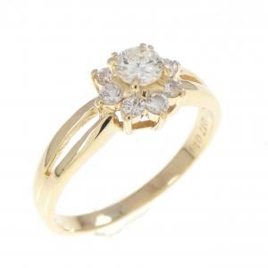 K18YG ダイヤモンド リング 0.17CT