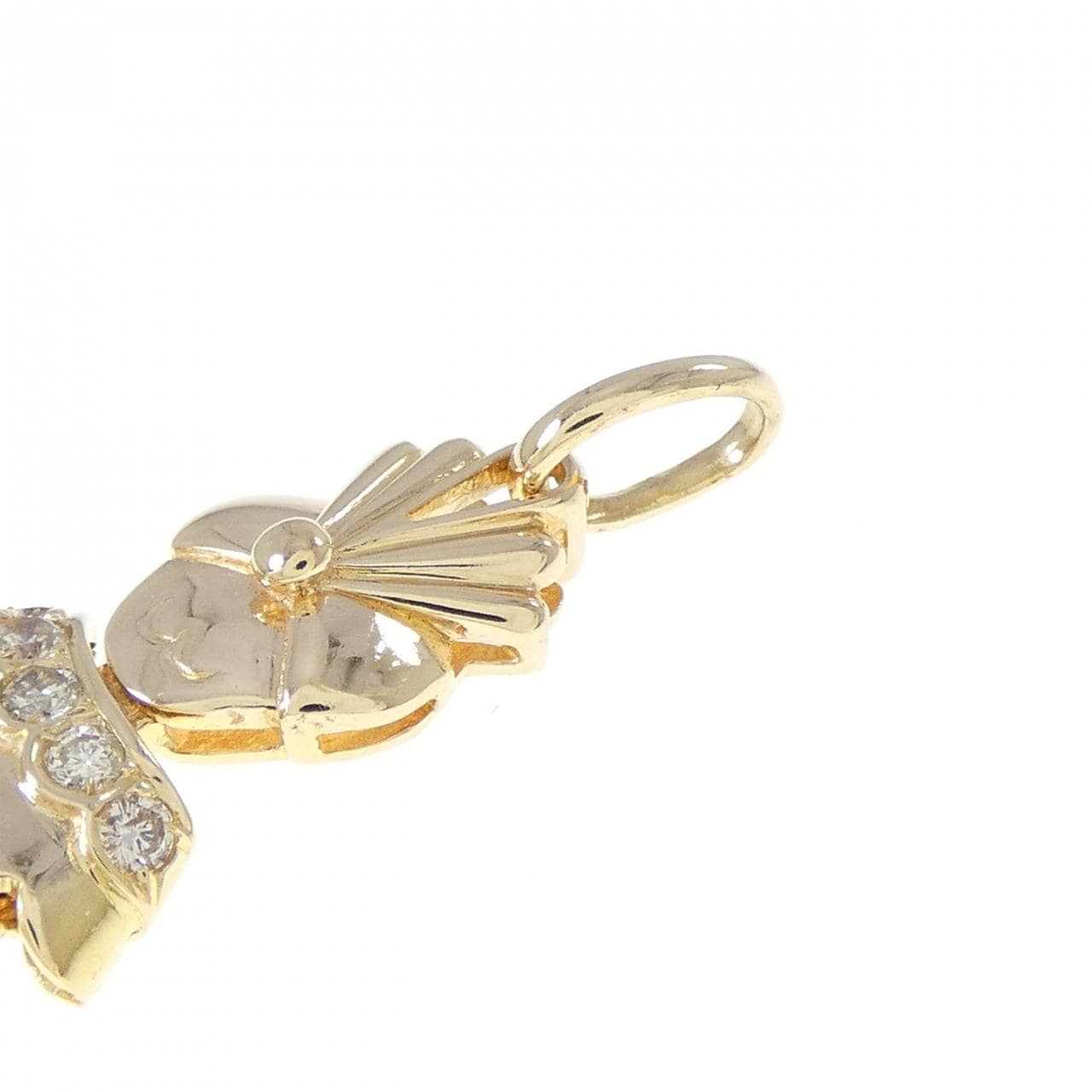 K18YG ダイヤモンド ペンダント 0.12CT