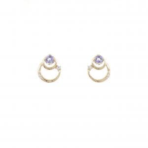 4゜C タンザナイト ピアス