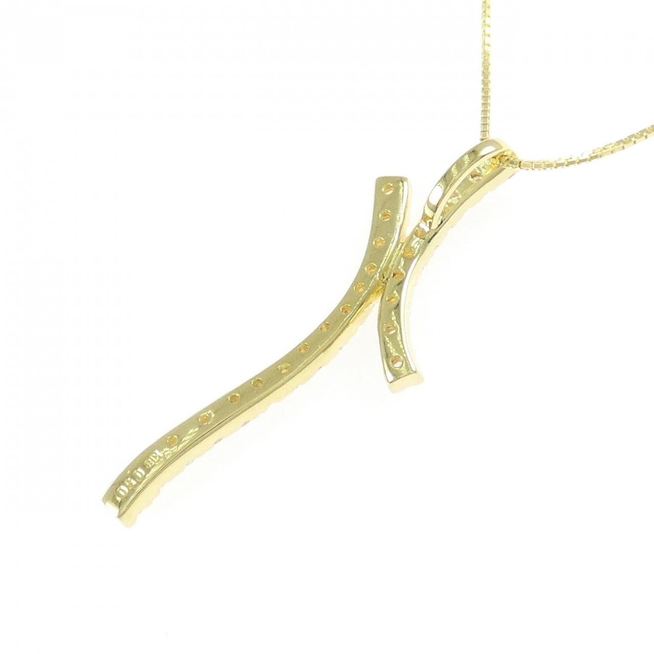 K18YG ダイヤモンド ネックレス 0.50CT