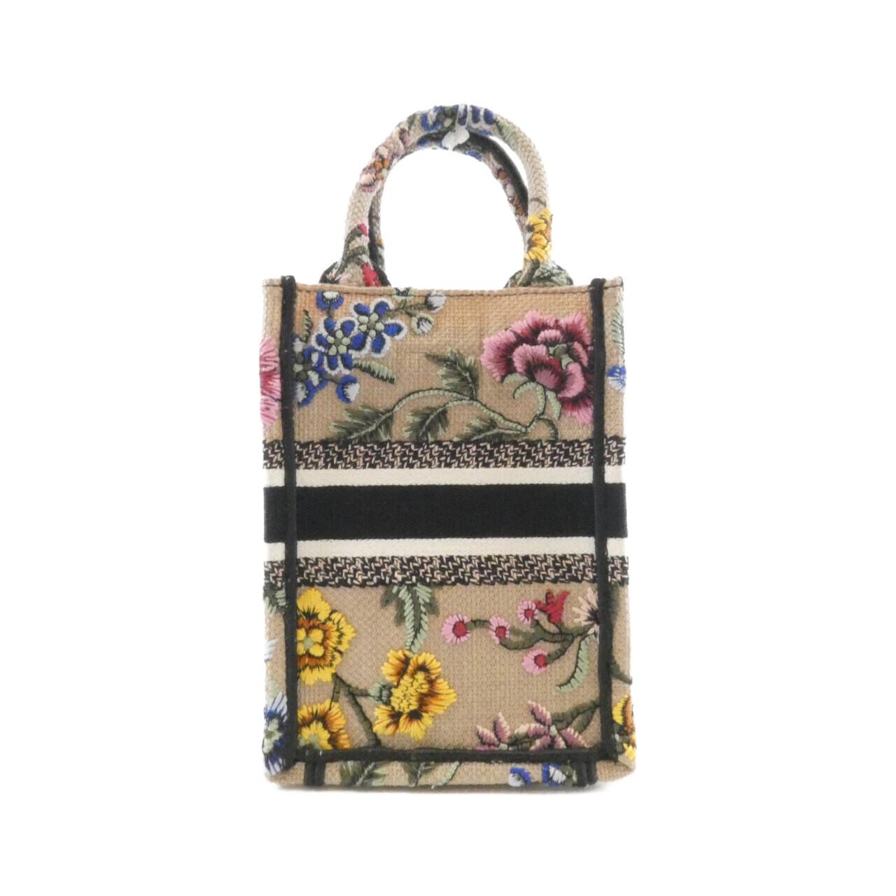クリスチャンディオール DIOR PETITES FLEURS ディオール ブック トート ミニ バーティカル バッグ  S5555CEAU バッグ