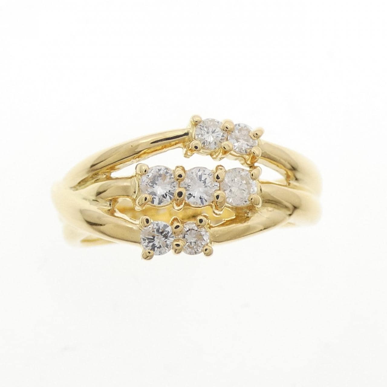 K18YG ダイヤモンド リング 0.30CT