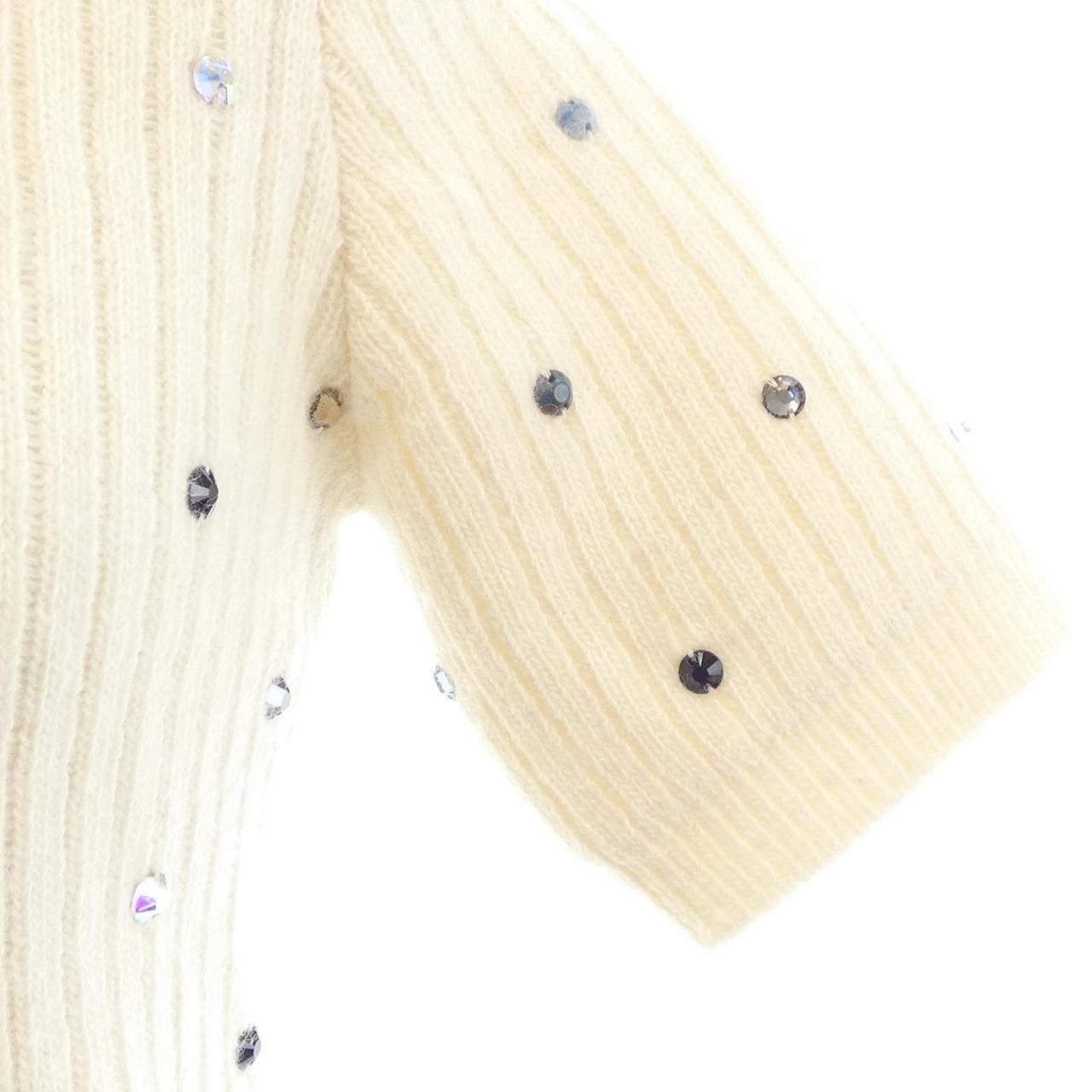 ルイヴィトン LOUIS VUITTON ラインストーンリブニットドレス FPKD13ANA ワンピース