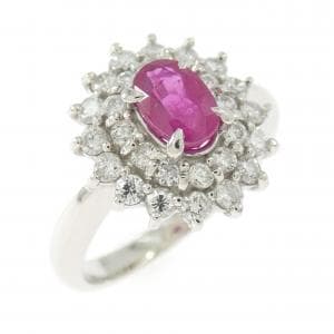 PT850 ルビー リング 0.79CT