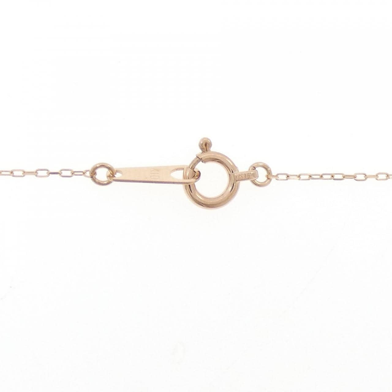 K10PG ダイヤモンド ネックレス 0.10CT