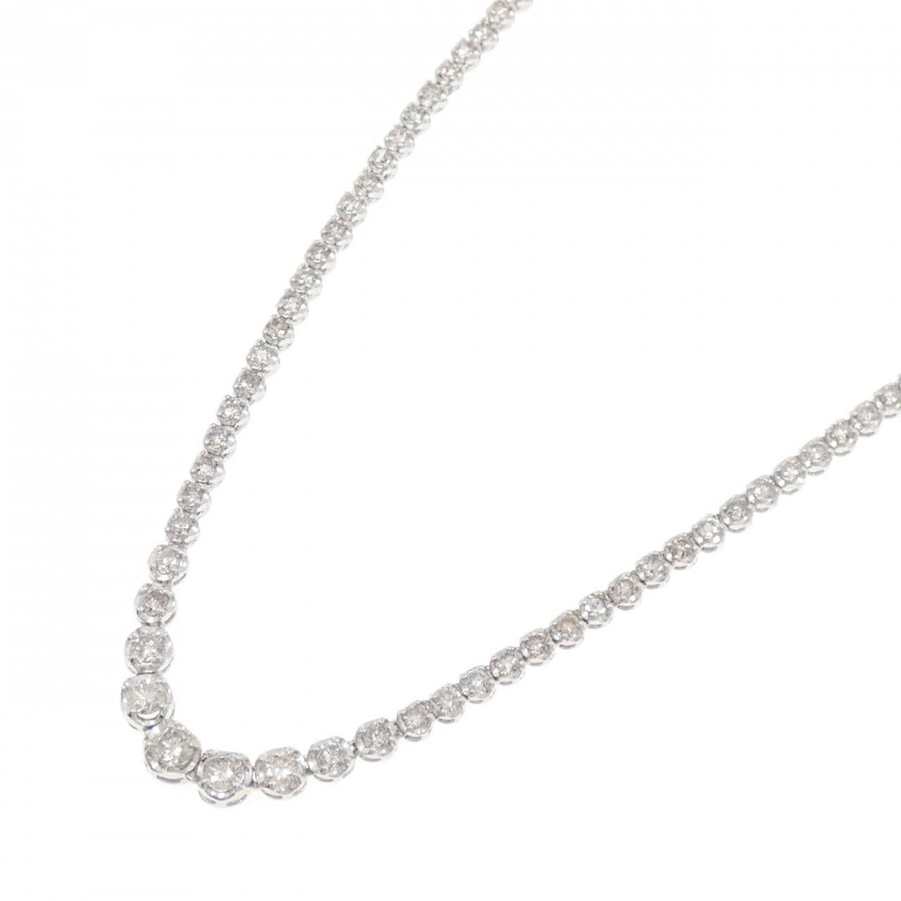 PT1000/PT850 ダイヤモンド ネックレス 5.00CT
