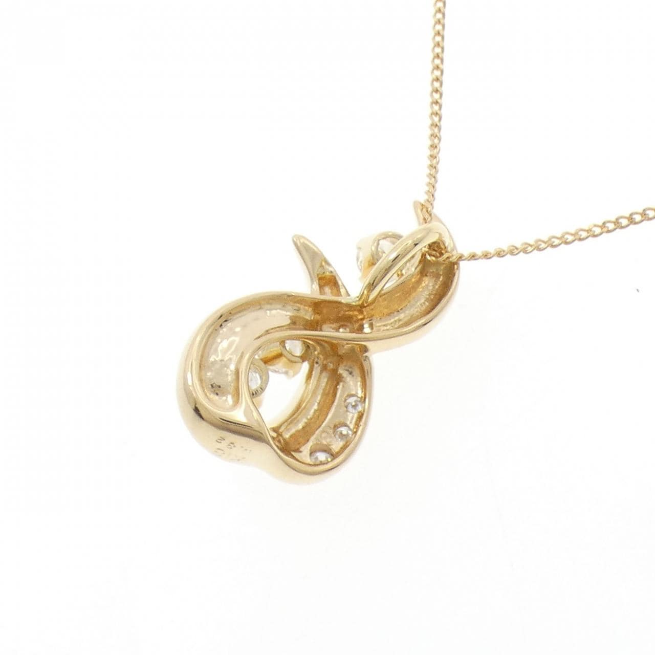 K18YG ダイヤモンド ネックレス 0.32CT