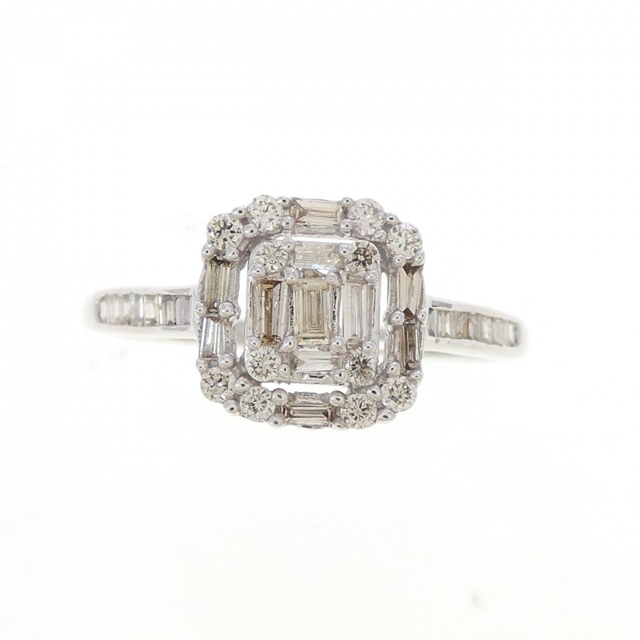 K18WG ダイヤモンド リング 0.30CT