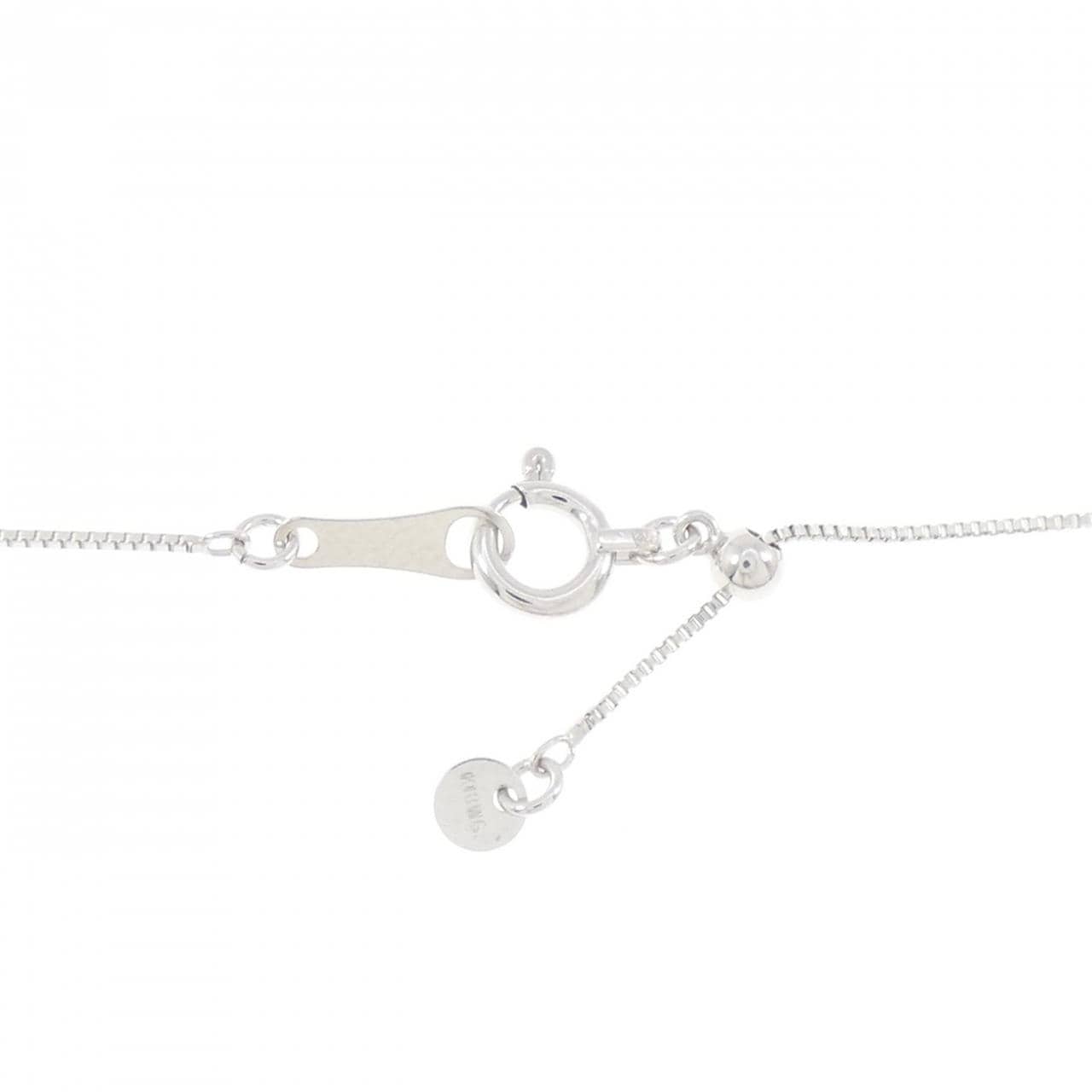 K18WG ダイヤモンド ネックレス 0.15CT