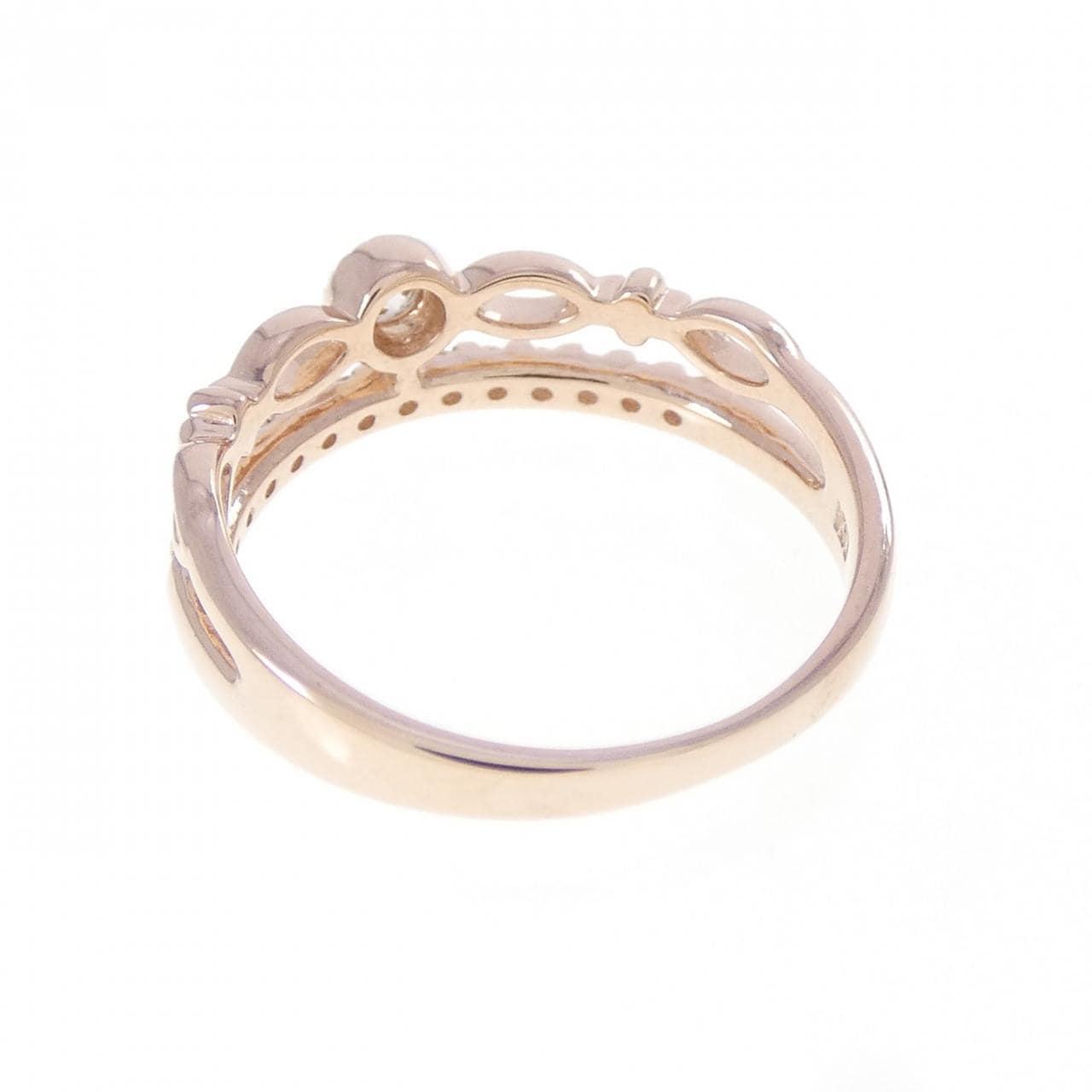 K10PG ダイヤモンド リング 0.13CT