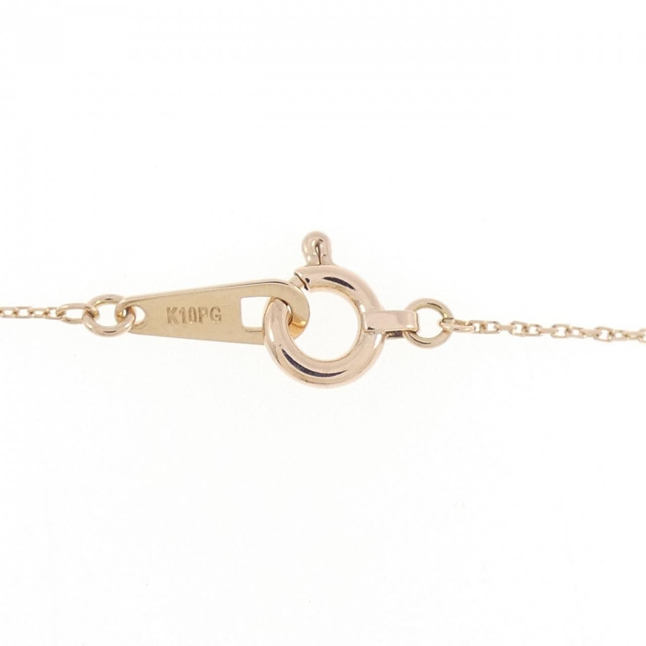 K10PG ダイヤモンド ネックレス 0.08CT