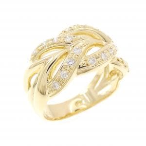 K18YG ダイヤモンド リング 0.33CT