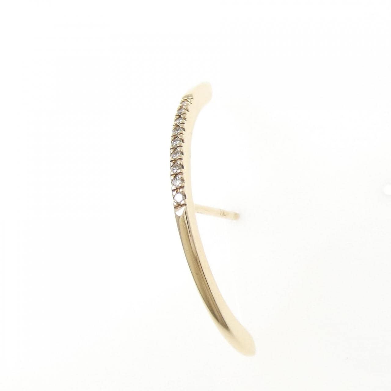 ヒロタカ ボウ ピアス 0.04CT 片耳
