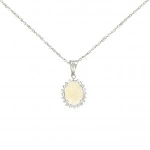 PT900/PT850 オパール ネックレス 0.95CT