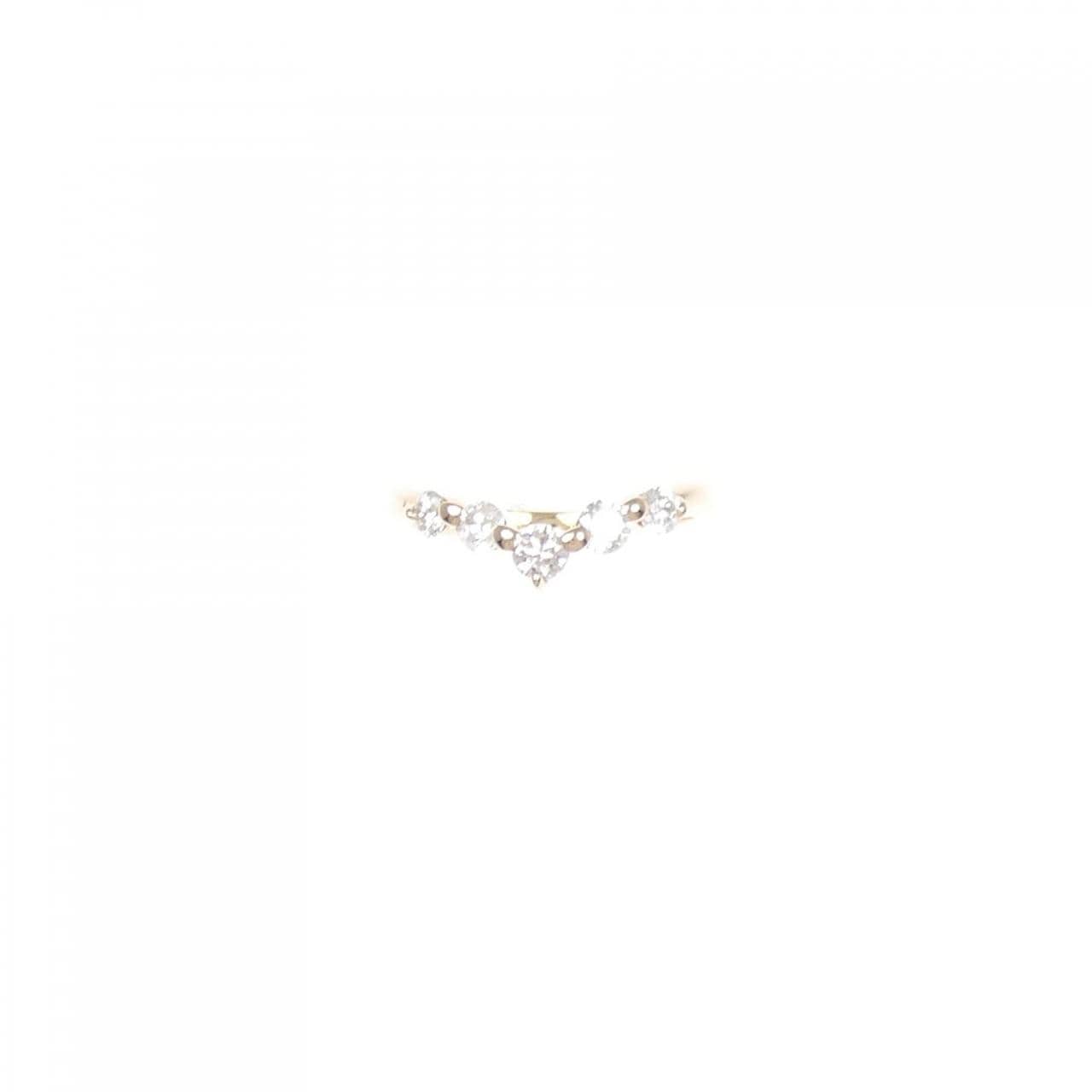 K18PG ダイヤモンド リング 0.33CT