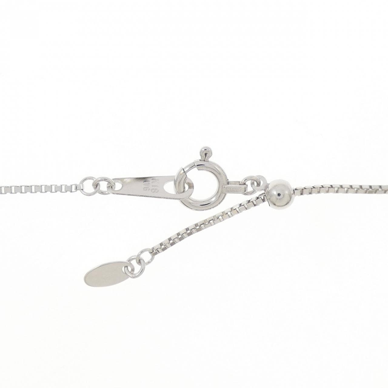K18WG ダイヤモンド ネックレス 0.50CT
