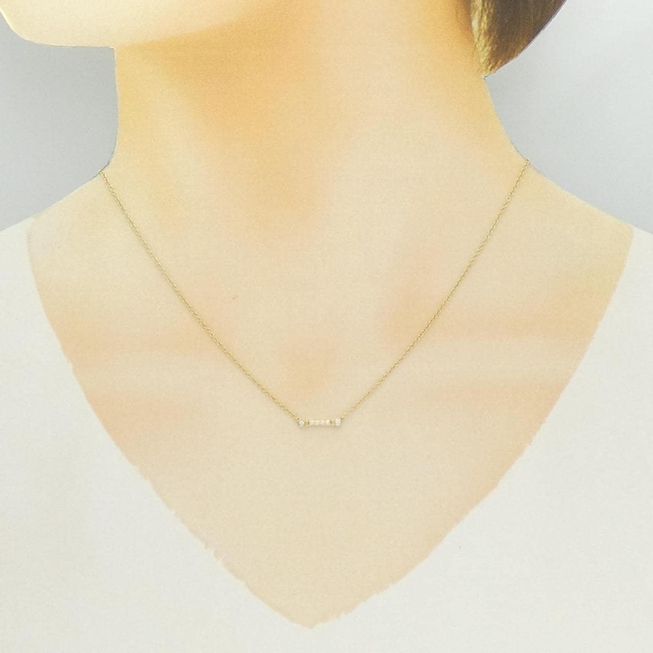 ティファニー フルール ド リス ステム ネックレス