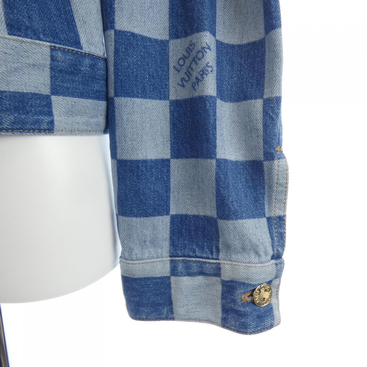 ルイヴィトン LOUIS VUITTON ダミエデニムジャケット FQJA59RXZ デニムジャケット