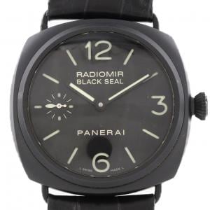 【ノーメンテナンス還元価格】パネライ ラジオミールブラックシール セラミック PAM00292 セラミック 手巻