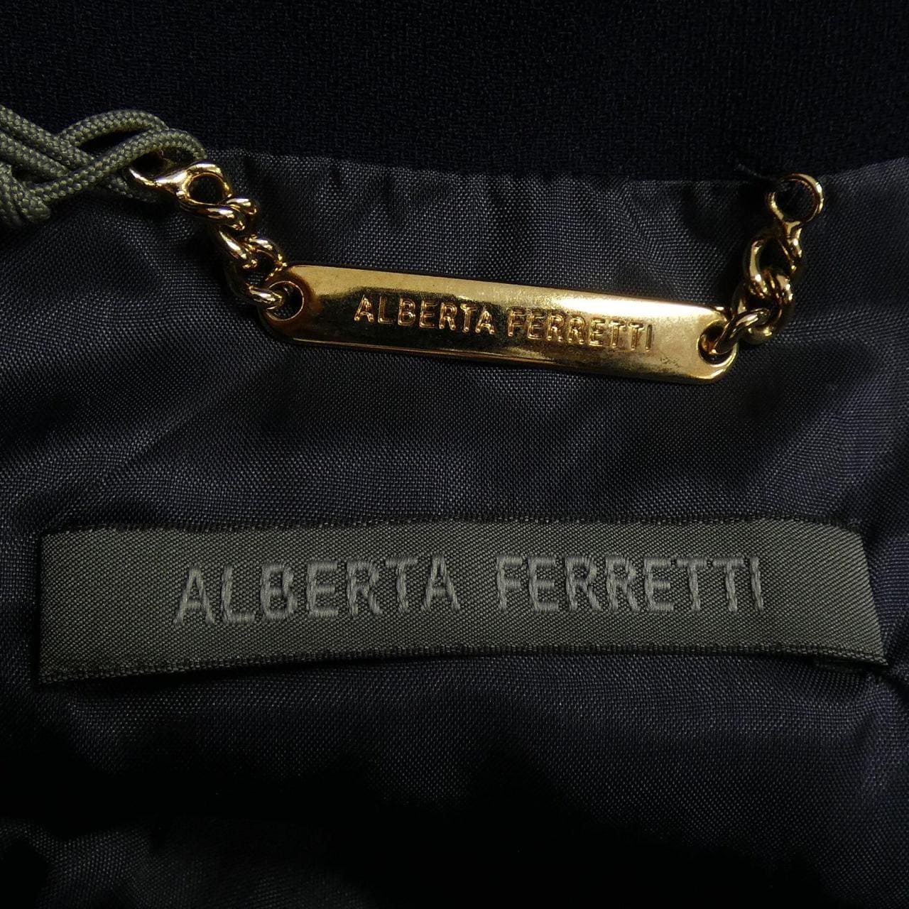 アルベルタフェレッティ ALBERTA FERRETTI ノーカラージャケット