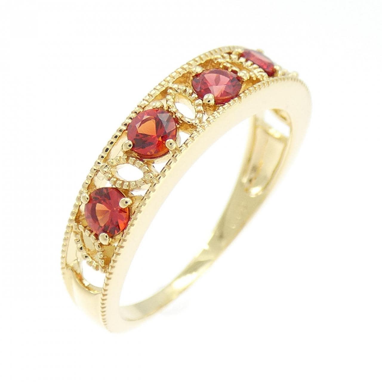 K18YG サファイヤ リング 0.69CT